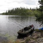 Possible portage from Rithaler lake to small lake
 /        